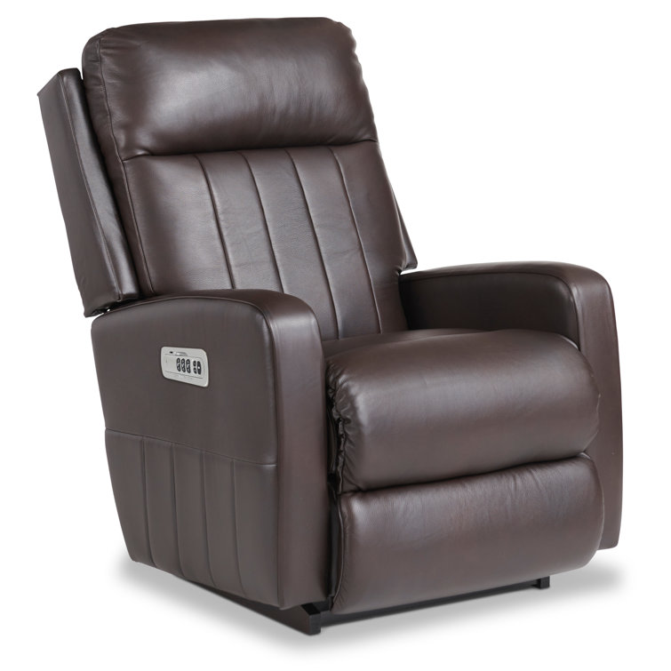 La Z Boy Finley Leather Match Power Rocking Recliner with Power